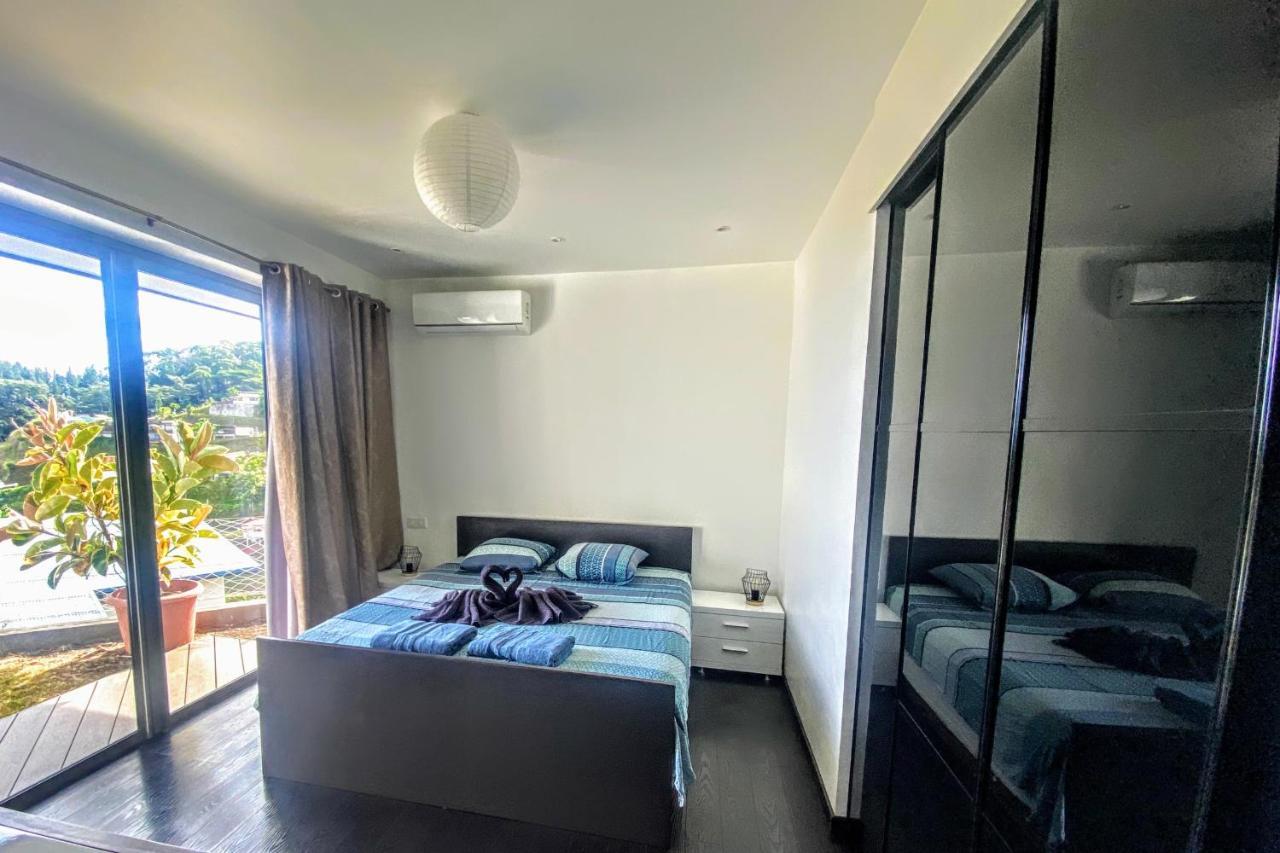 Villa Tiki Wonderfull Sea View Punaauia  Bagian luar foto
