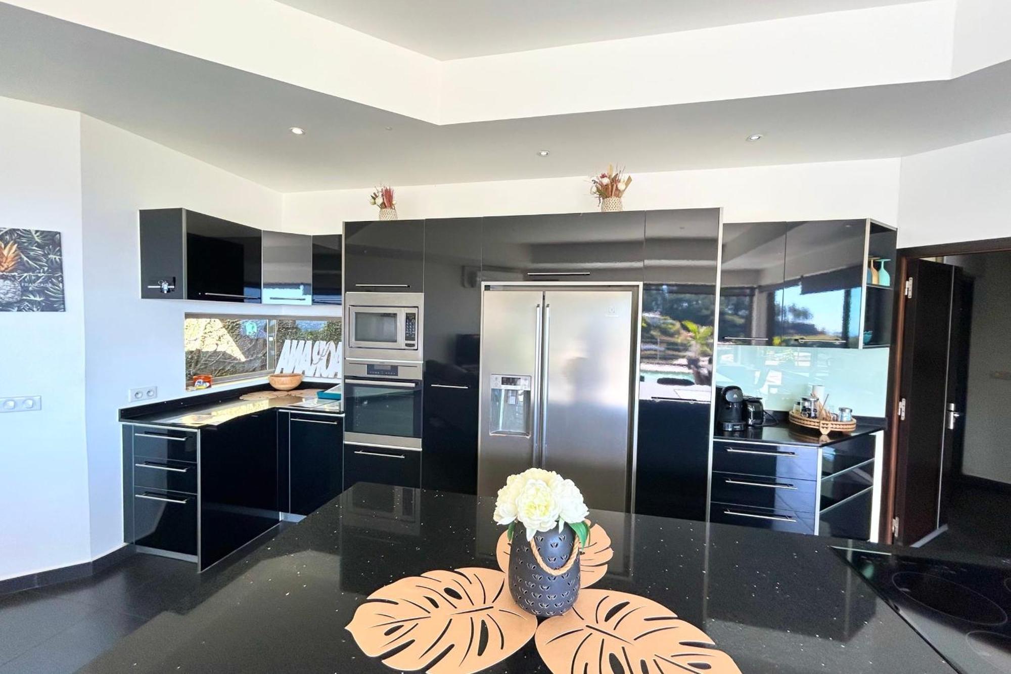Villa Tiki Wonderfull Sea View Punaauia  Bagian luar foto