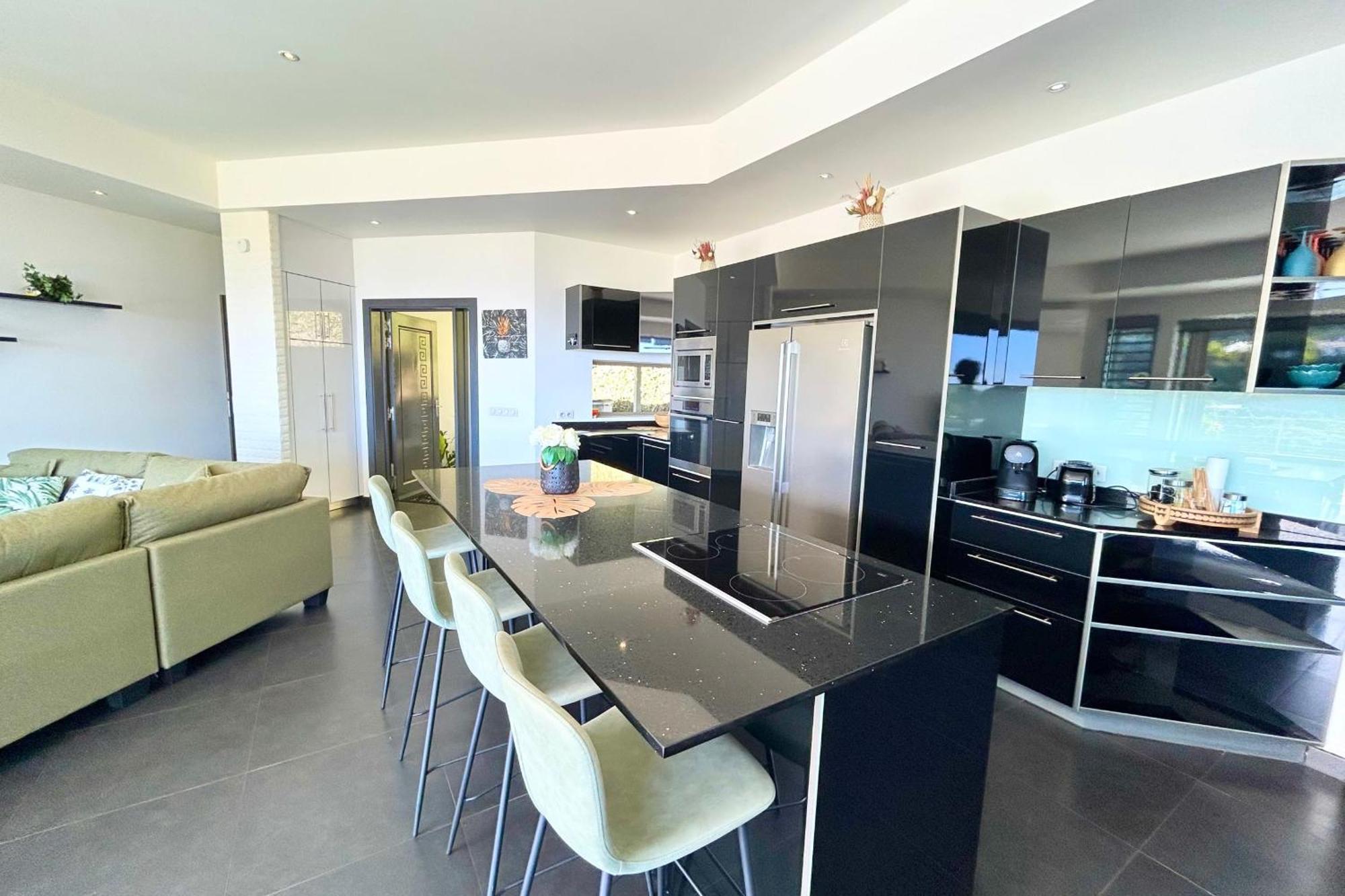 Villa Tiki Wonderfull Sea View Punaauia  Bagian luar foto