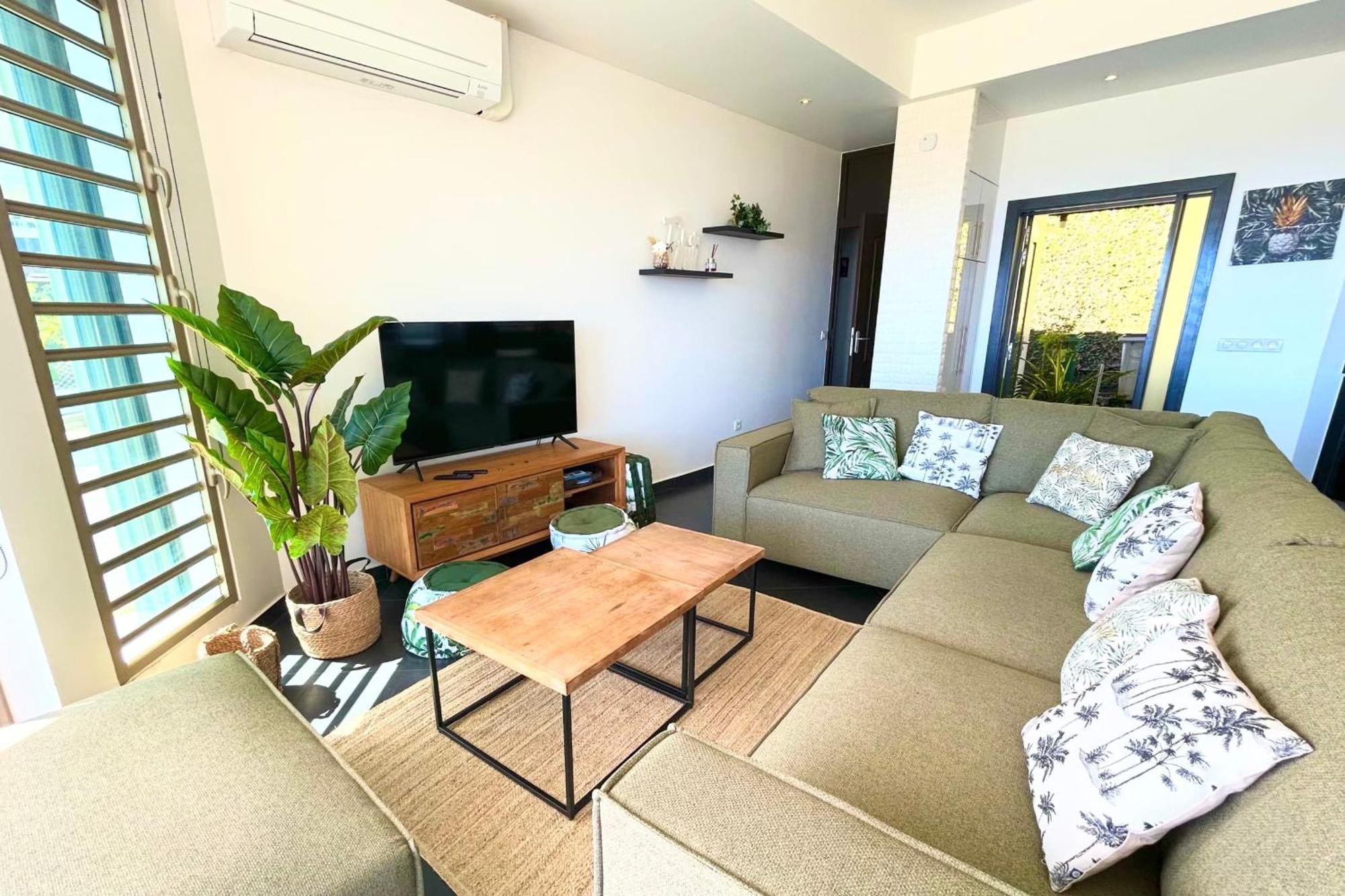 Villa Tiki Wonderfull Sea View Punaauia  Bagian luar foto